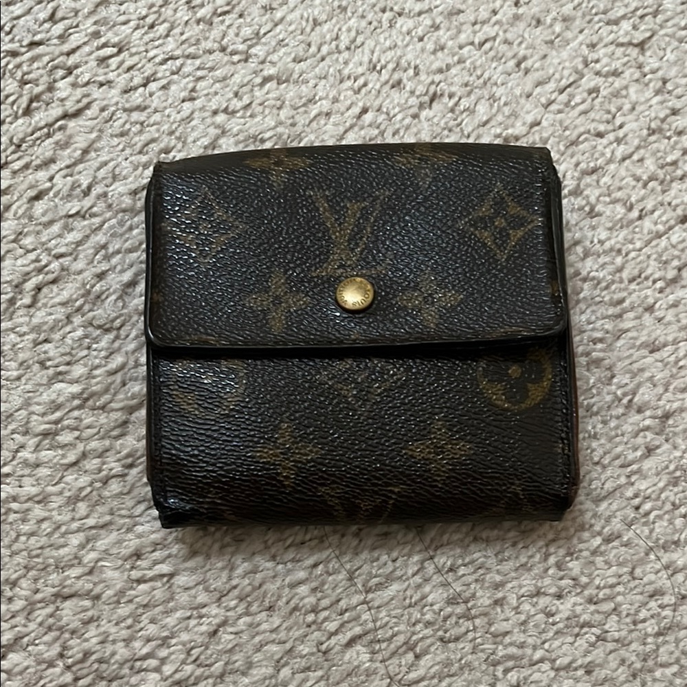 Louis Vuitton Black and Brown Wallet